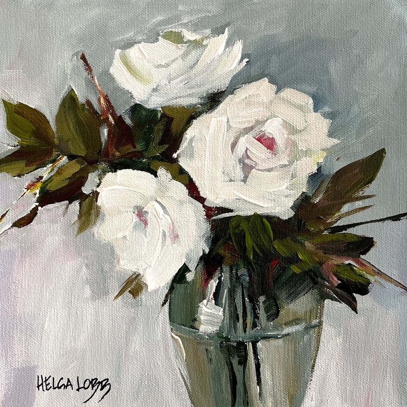 "Sweet Valentine I" 10x10" Acrylic on Canvas