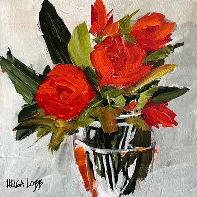 &quot;Sweet Valentine 3&quot; 10x10&quot; Acrylic on Canvas