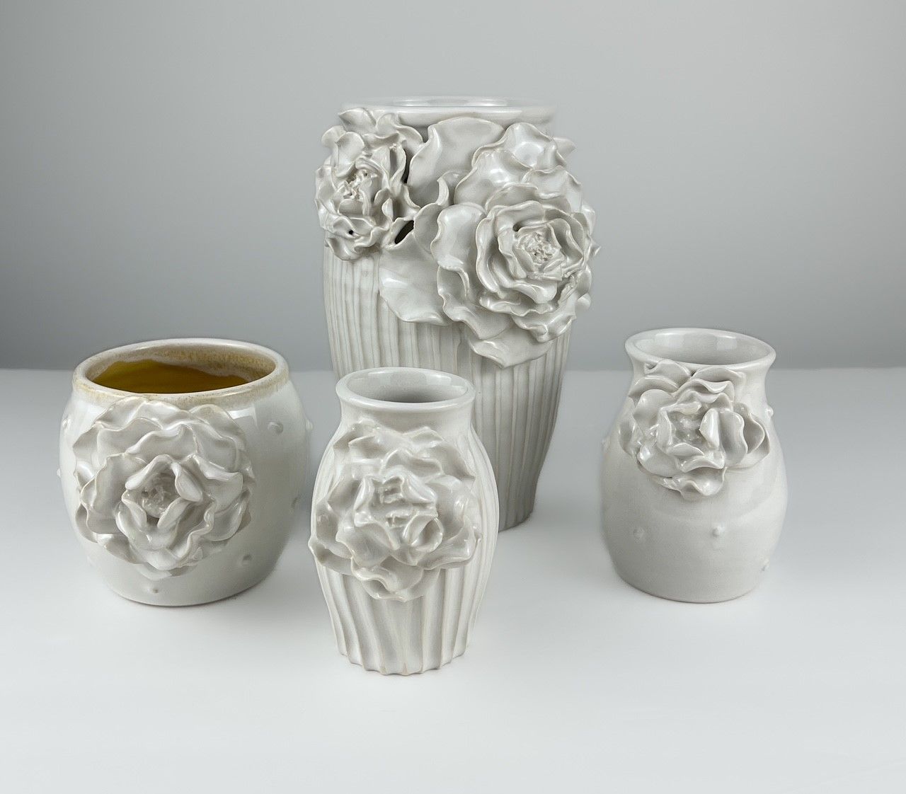 White Rosie Pottery Collection