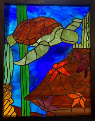 Glass, Metal, Stone