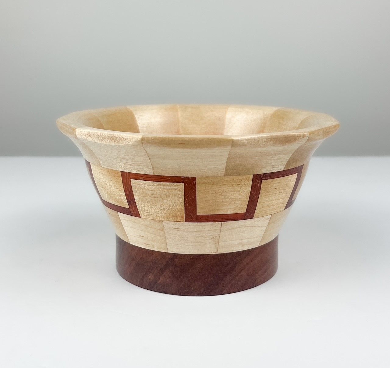 Maple &amp; Padauk Bowl 10.5&quot;
