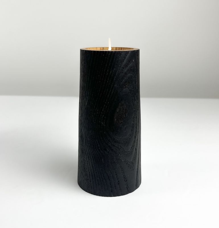 Burned Ash Tea Light Candle Holder