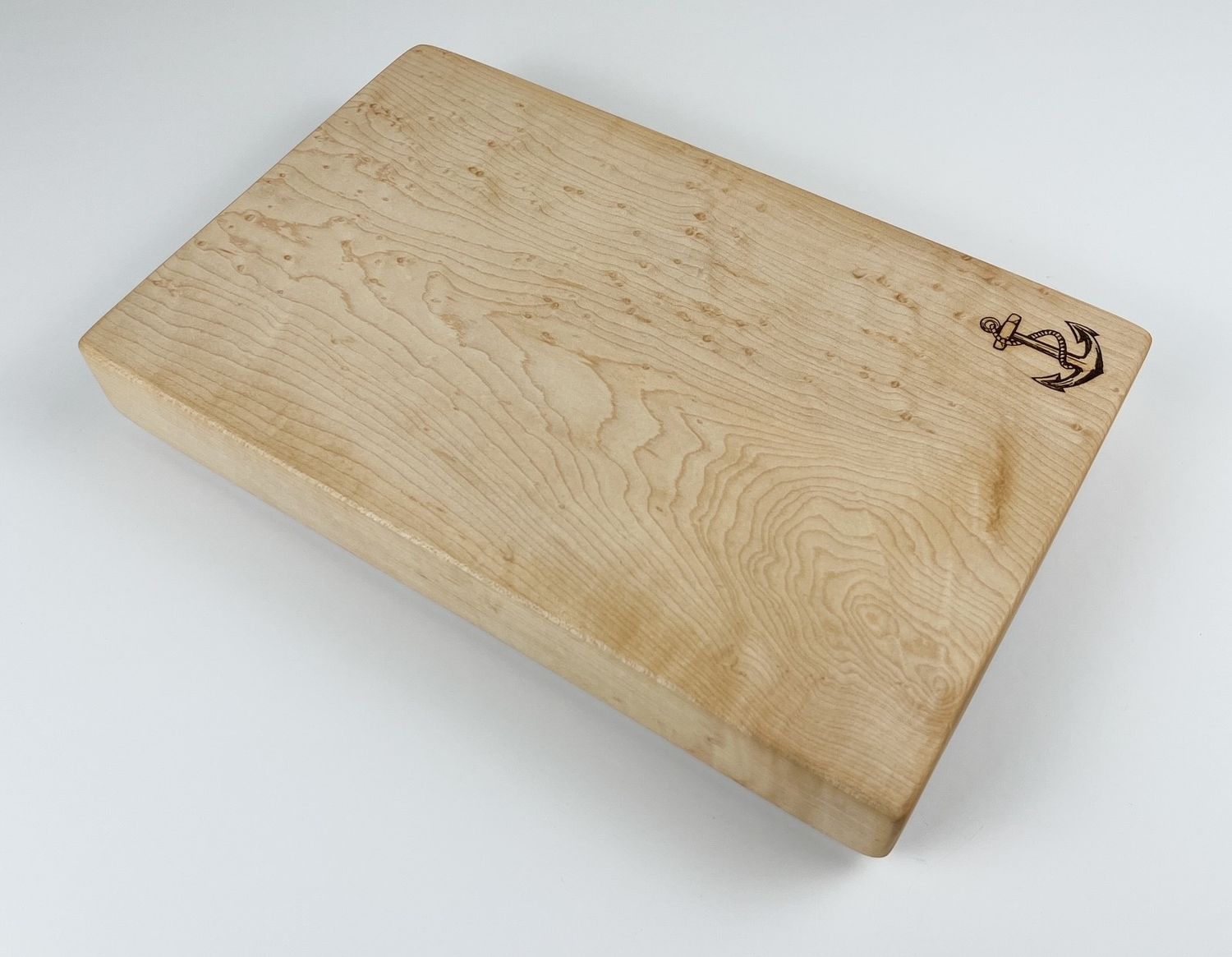 Wooden Chopping Block 8x12&quot; Birdseye Maple