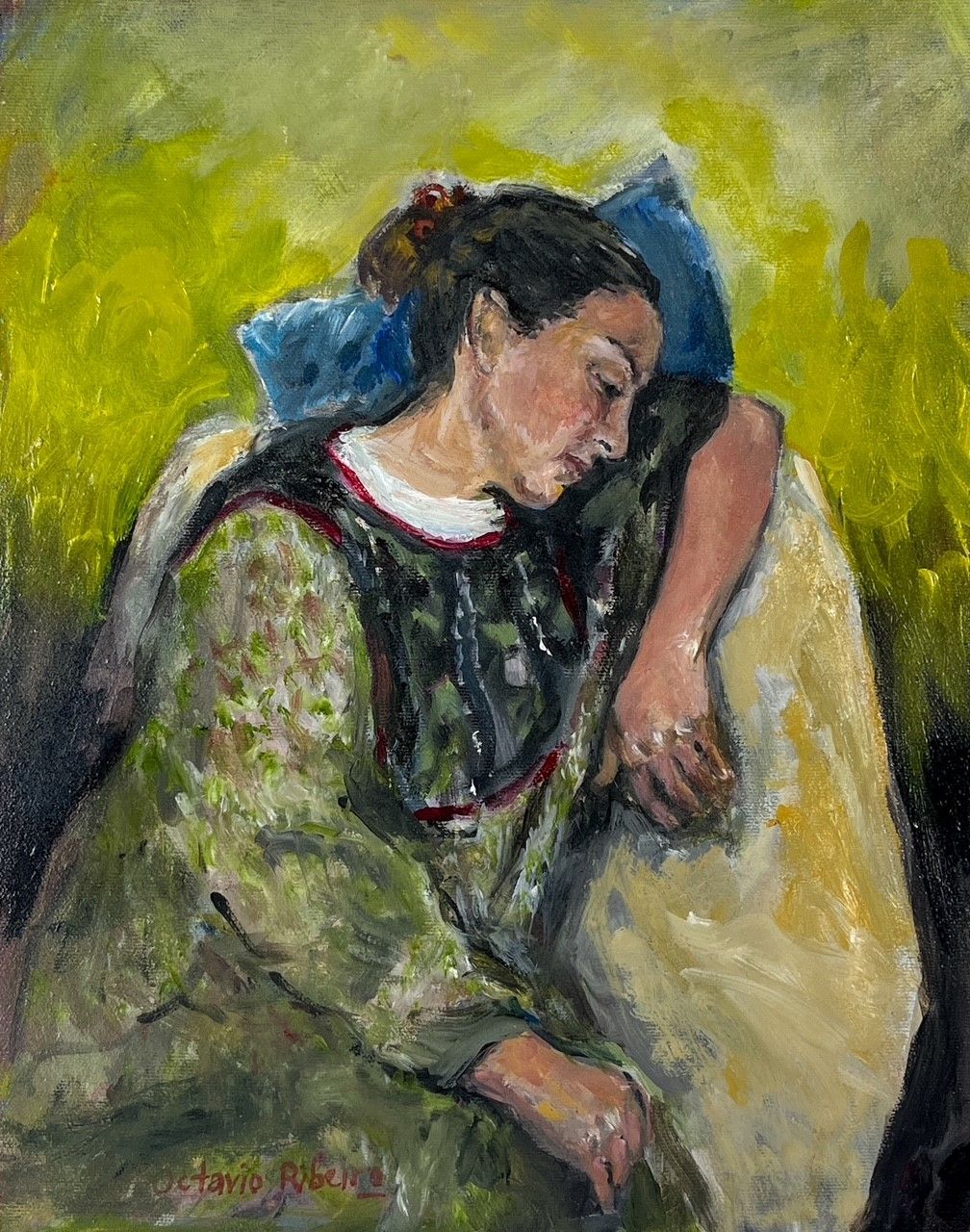 &quot;At Her Leisure&quot; 11x14&quot; Oil Painting on Canvas