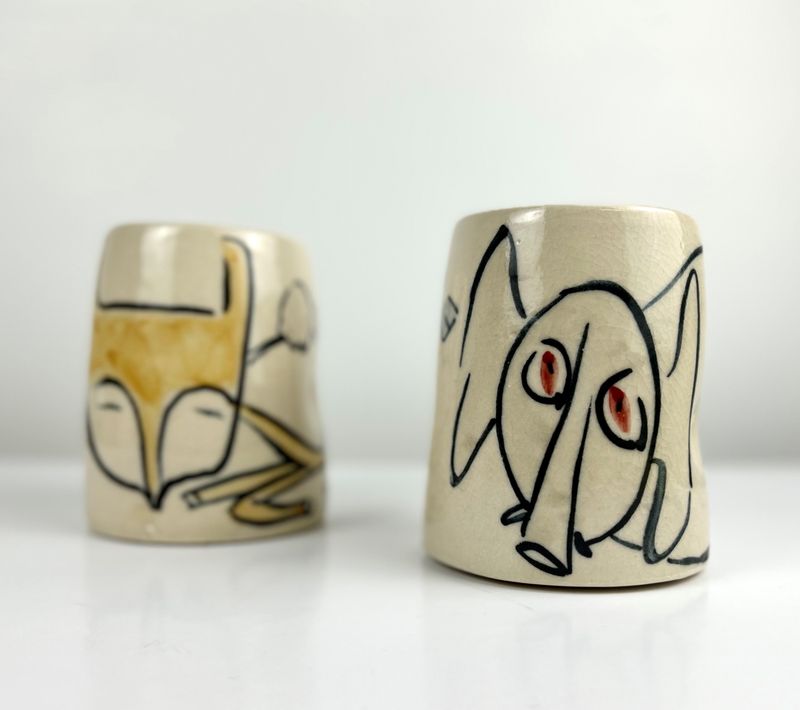Whimsical Pottery Vase