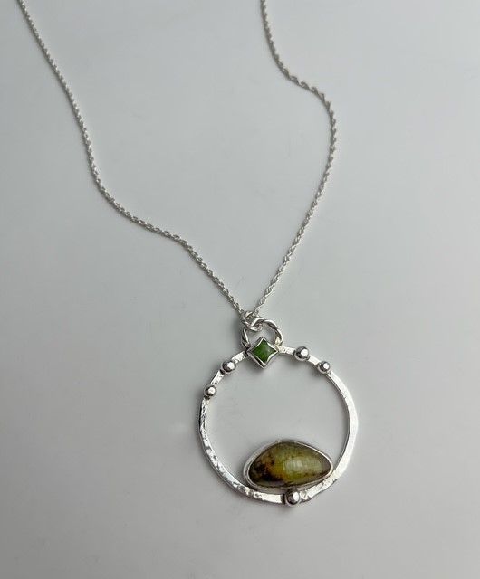 Greenish Turquoise Collection Sterling Silver