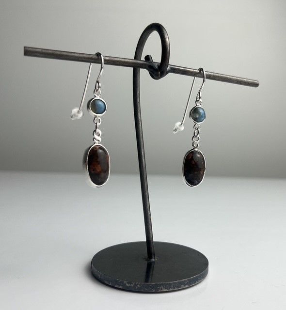 Llanite Earrings Sterling Silver