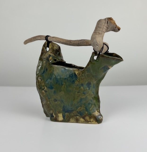 Handbuilt Pottery Carafe