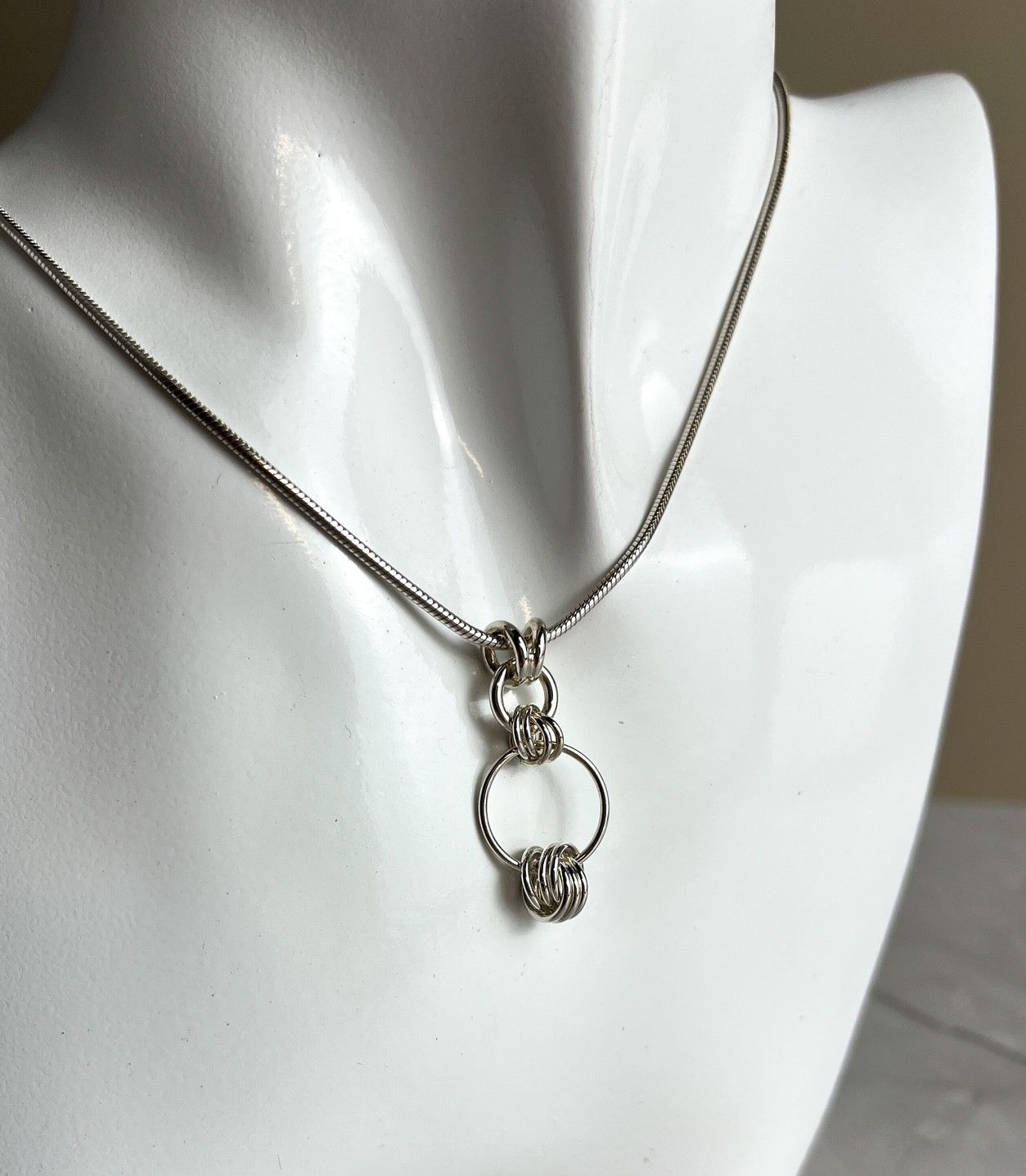 Criss Cross Collection Sterling Silver, Option: Pendant