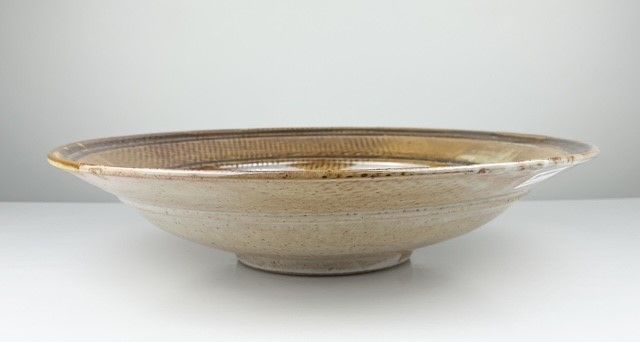 Honey/Blue Display Fruit Bowl