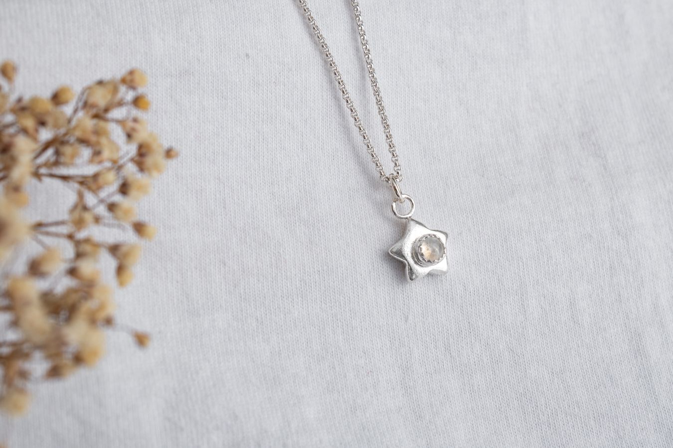 Silver Star Necklace