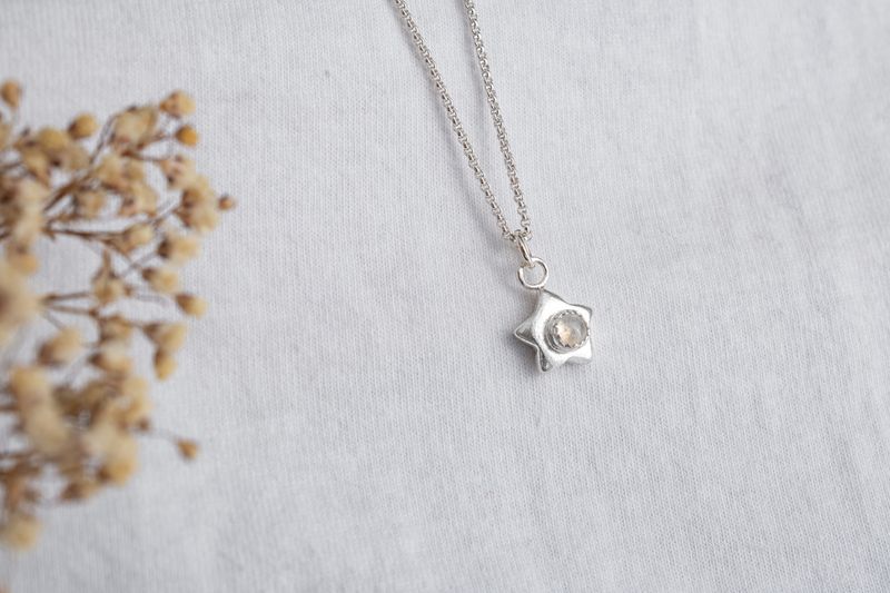 Silver Star Necklace
