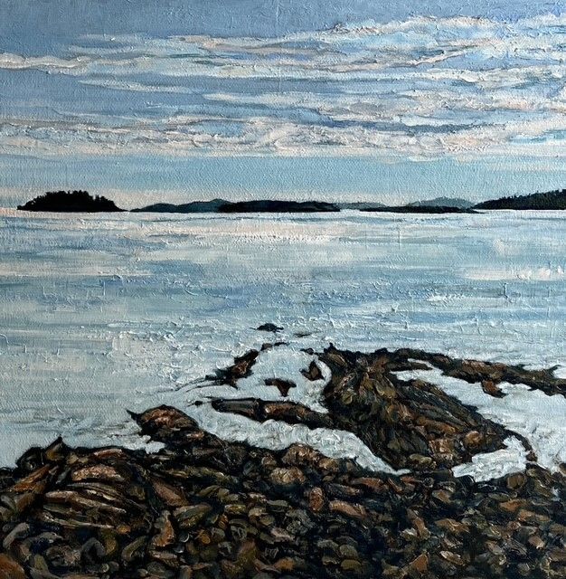 Lynn Wigginton Saint John New Brunswick Canada Handworks Canada Acrylic Oil Painting Landscape, Seascape Islands Cape Spencer