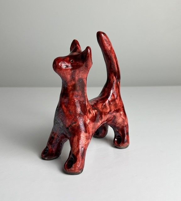 Raku Animal Sculpture