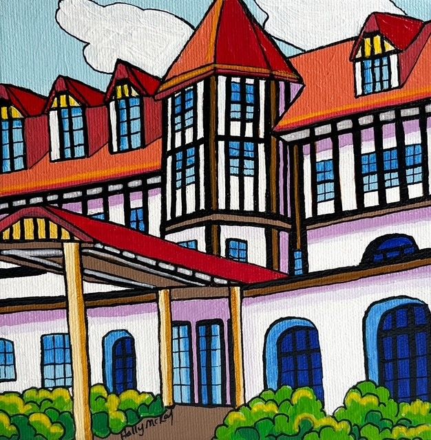 Holly McKay Saint John New Brunswick Canada Handworks Gallery Canadian Acrylic Painting Algonquin Resort Hotel St. Andrews 
