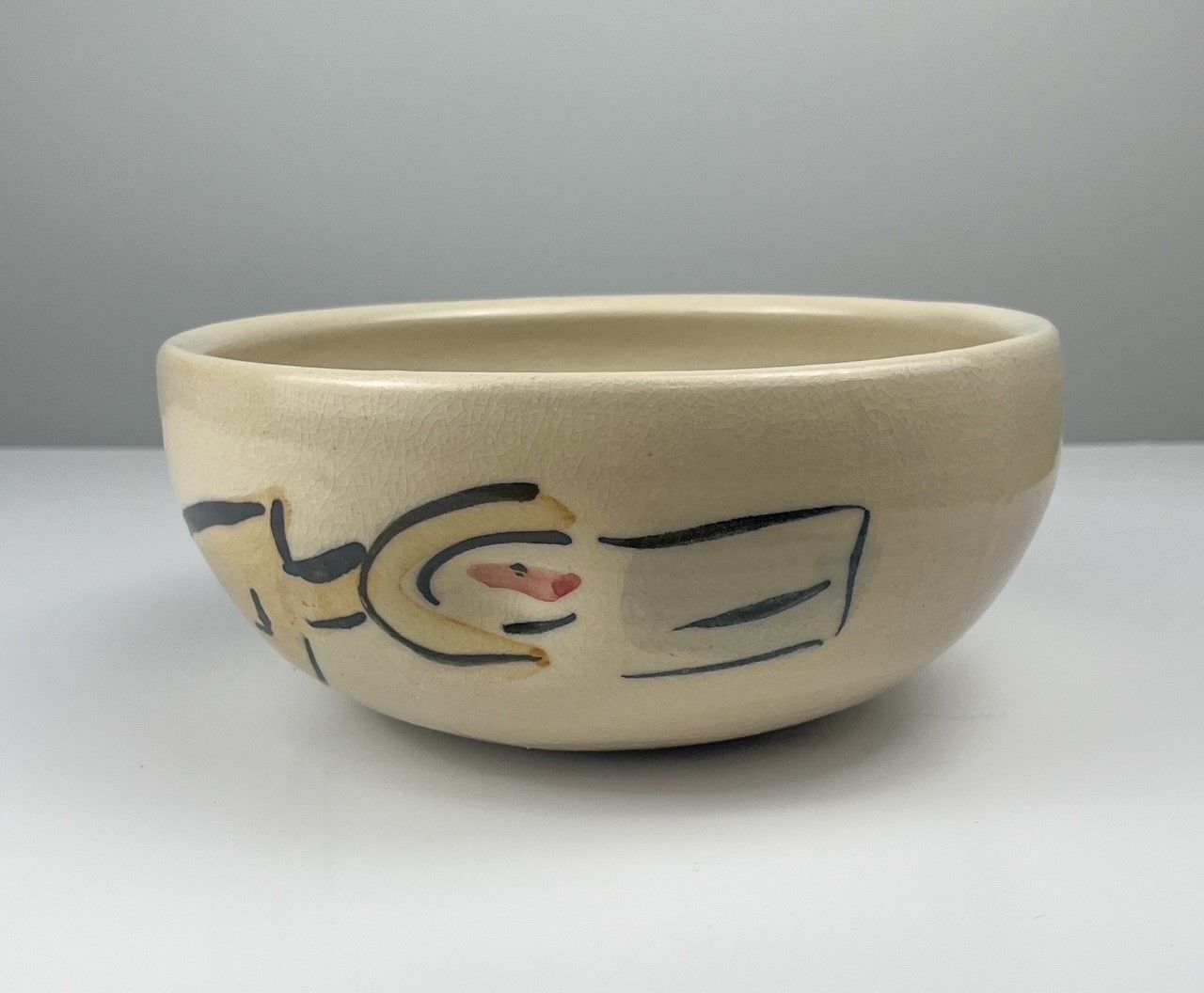 Darren Emenau Saint John New Brunswick Canada Handworks Gallery Canadian Pottery Whimsical Pottery Serving Bowl Bird