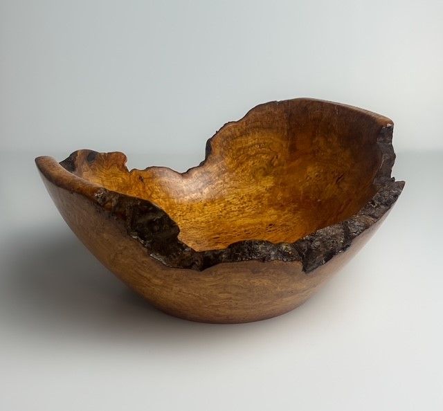 Cherry Burl Bowl 9.25x4&quot;