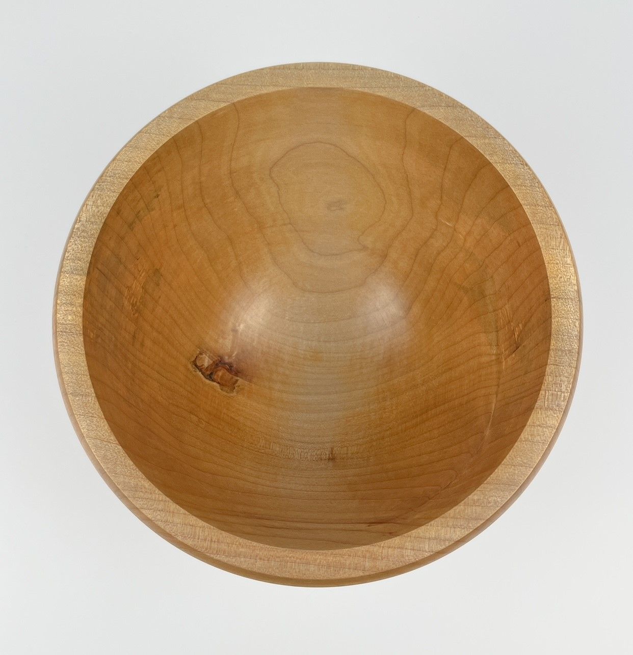 Larry Fagan Saint John New Brunswick Canada Handworks Gallery Canadian Woodwork Artist Rothesay Maple Wood Bowl 