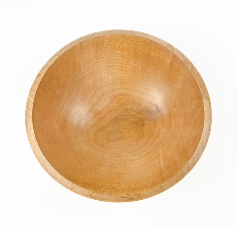 Curly Maple Bowl 8.5x3" (Wood Sourced from Rothesay NB)