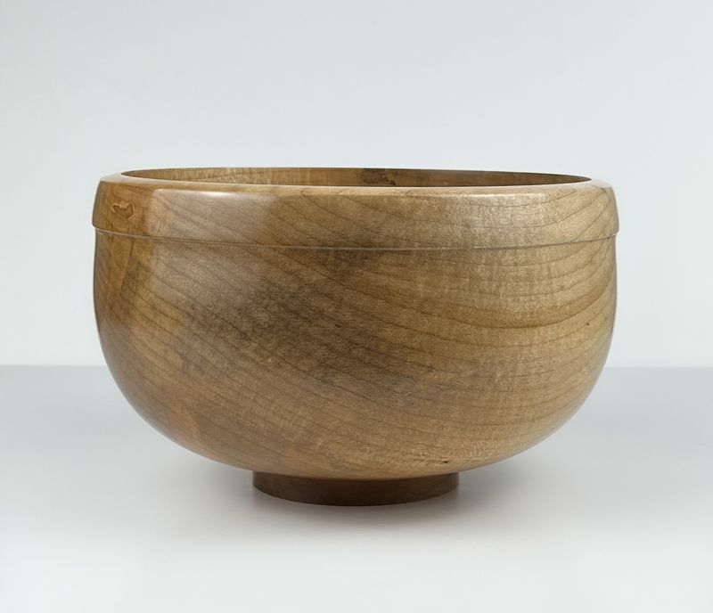 Maple Bowl 9x5" (Wood Sourced from Rothesay NB)