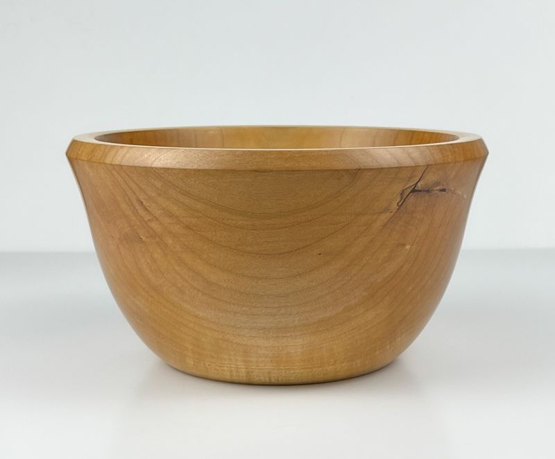 Larry Fagan Saint John New Brunswick Canada Handworks Gallery Canadian Woodwork Artist Rothesay Maple Wood Bowl 