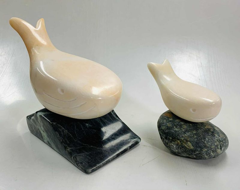 Whale Soapstone Sculpture