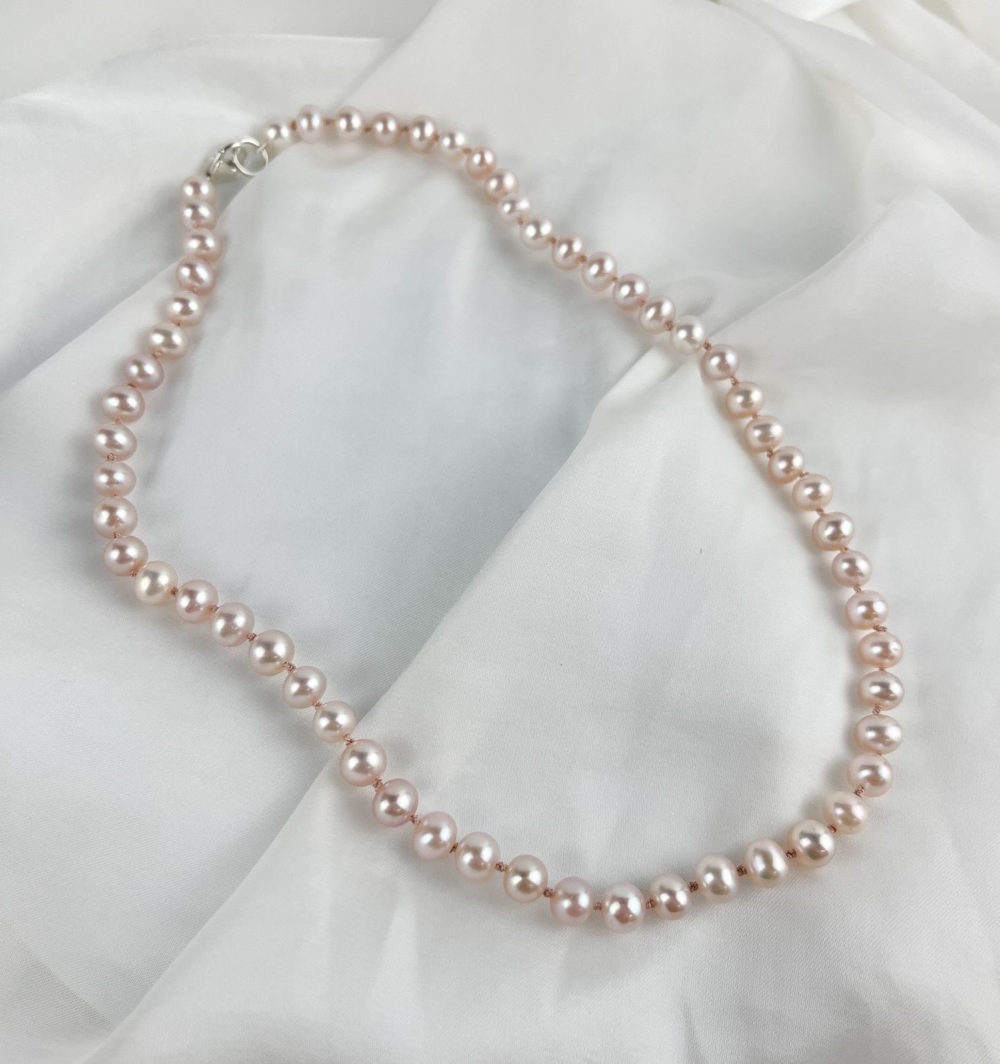 Pink Pearl Necklace