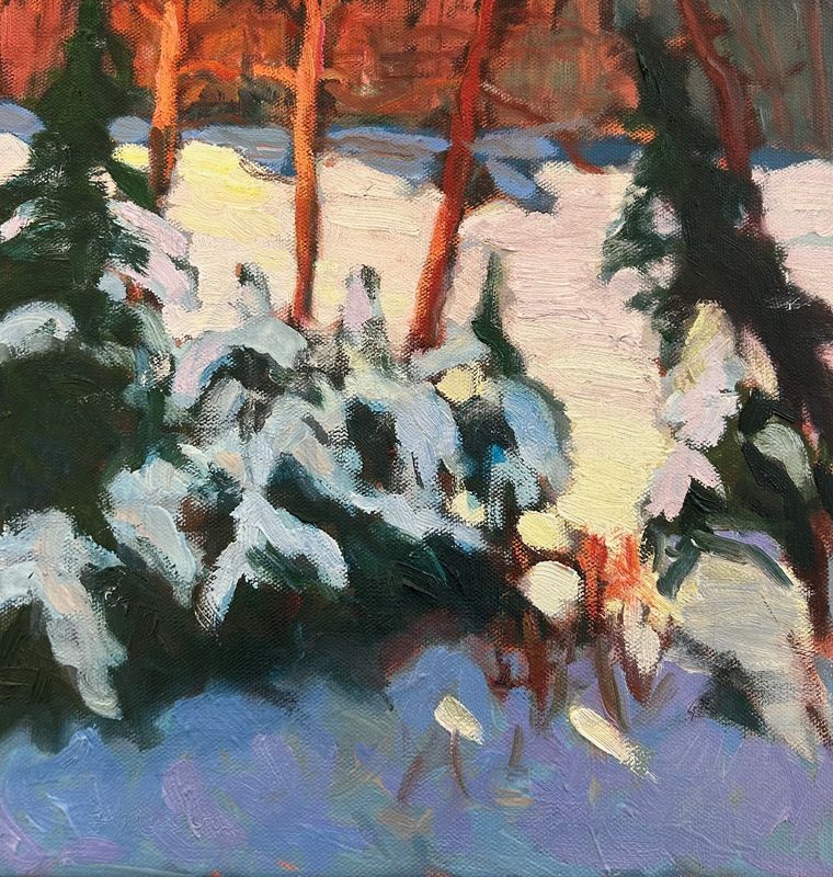 "Knowing" 12x12"  Oil on Canvas