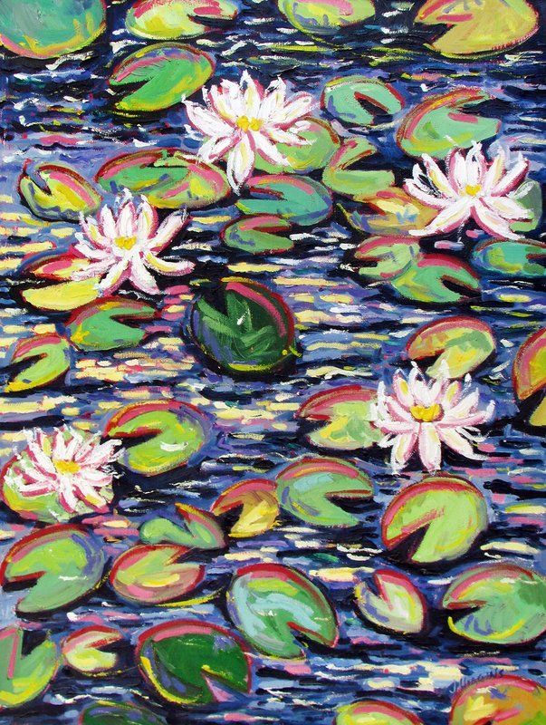 Waterlilies, Oil, 18 x 24&quot;