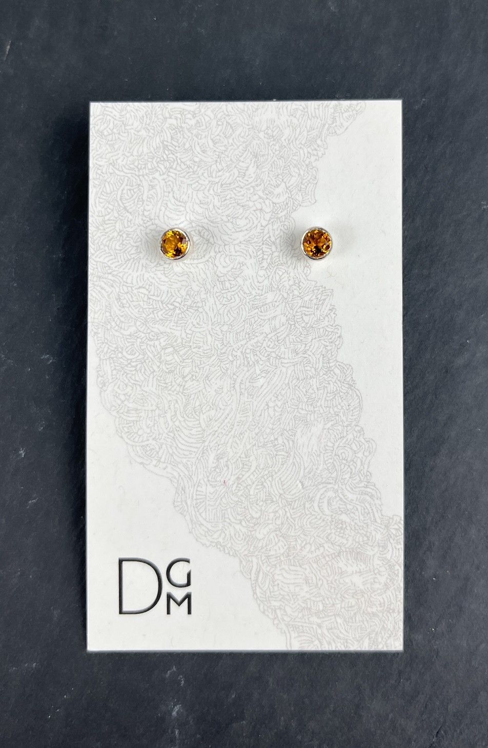 Sterling Silver Studs with Stone