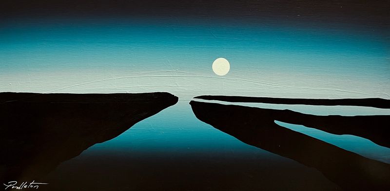 "Porch Swing Paradise" 12x24" Acrylic Painting