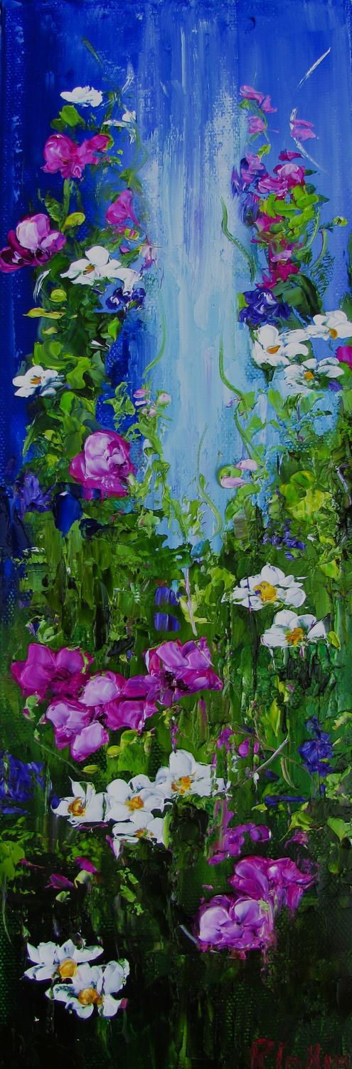 "Seize the Moment" 4x12" Oil Knife Painting