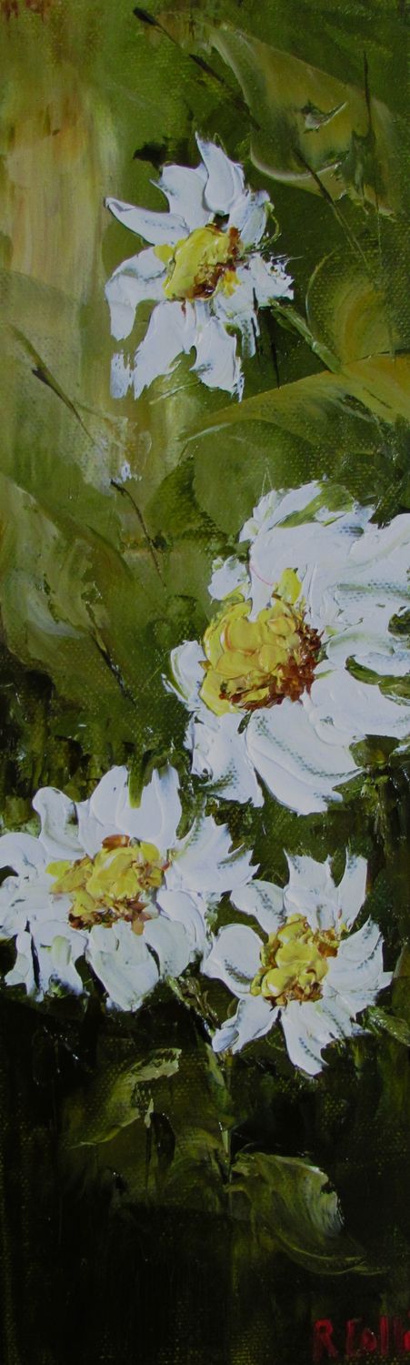 "Pure Love" 4x12" Oil Knife Painting