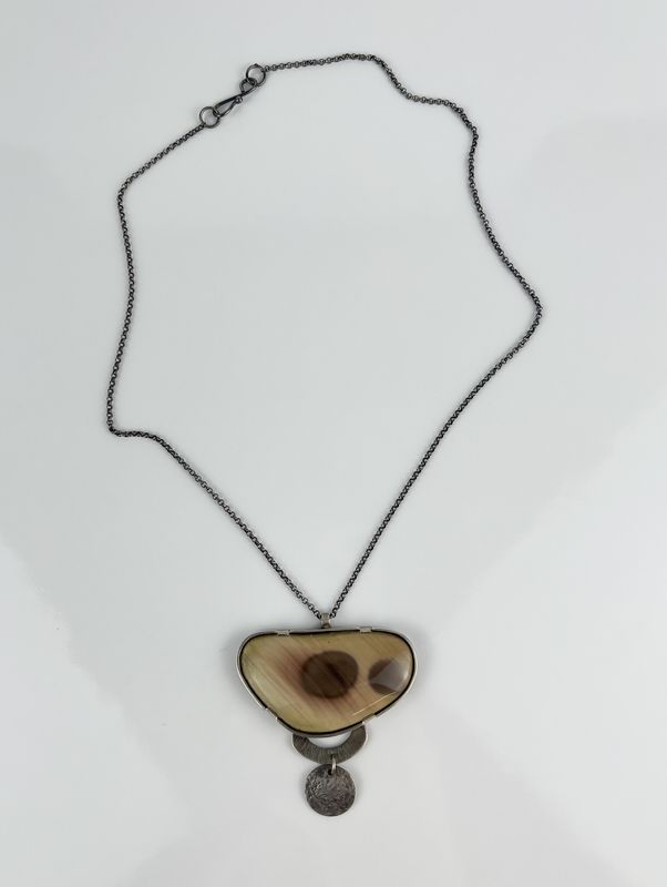 Imperial Jasper with Brown Dots Pendant