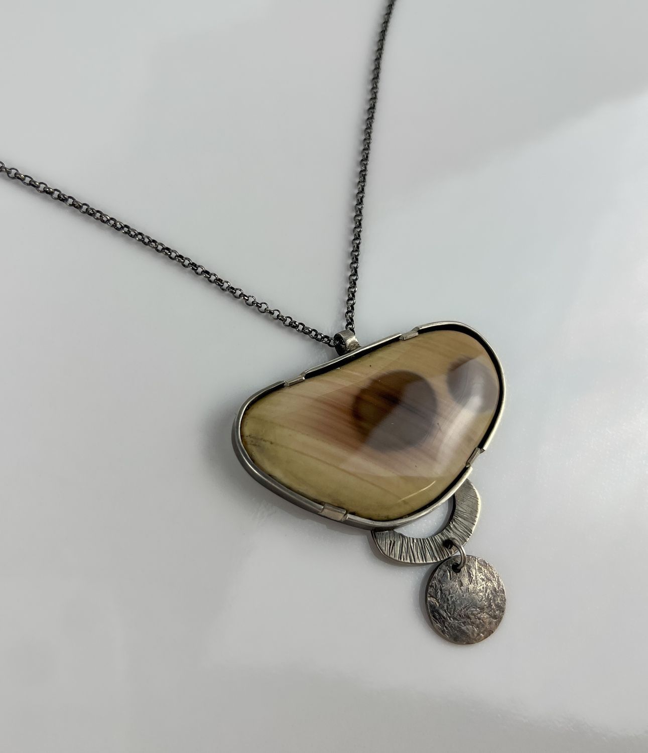 Imperial Jasper with Brown Dots Pendant