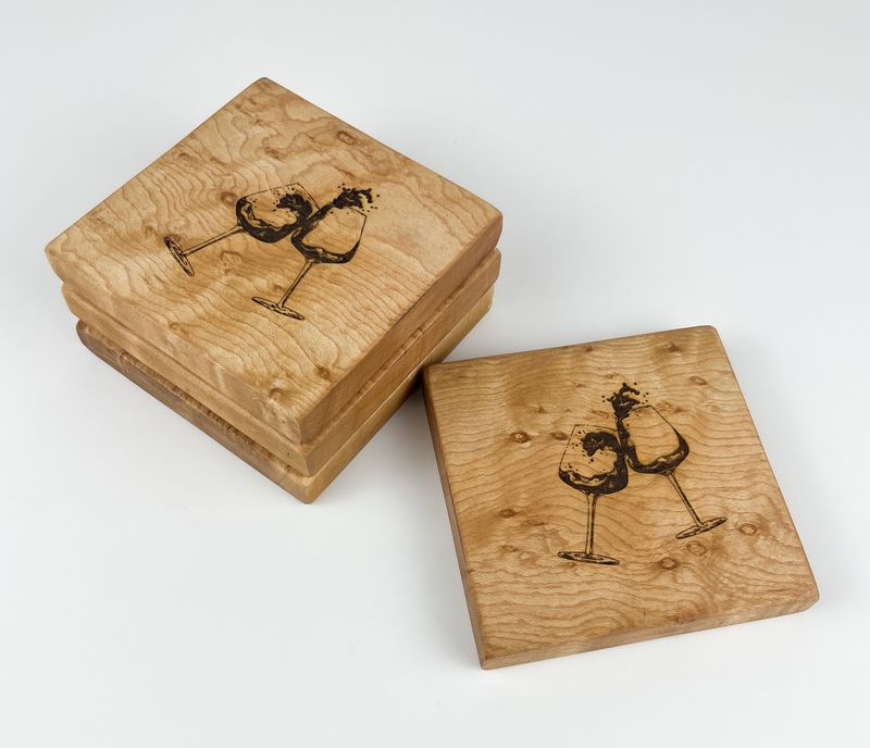 Wooden Coasters (Set of 4)
