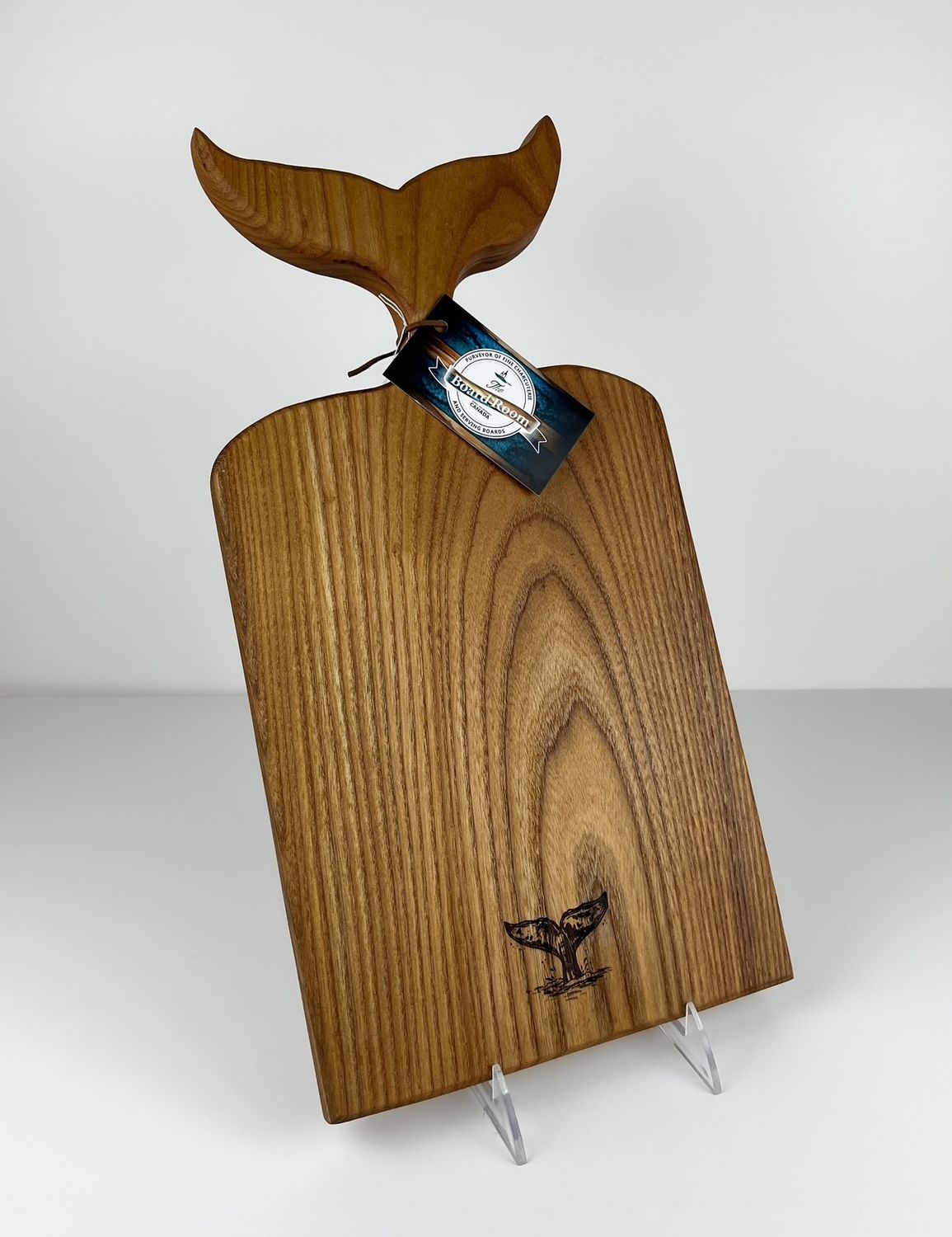 Whale Tail Cheese Board 9x17"