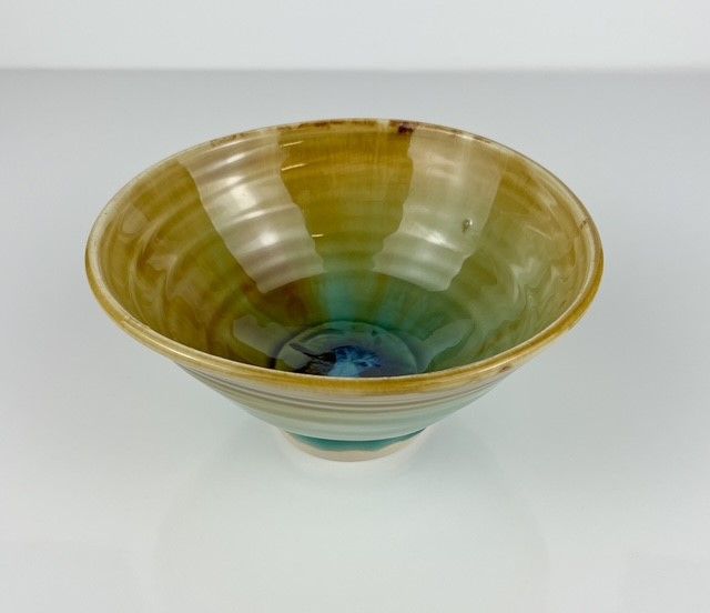 Brown/Turquoise Glaze Pottery Collection