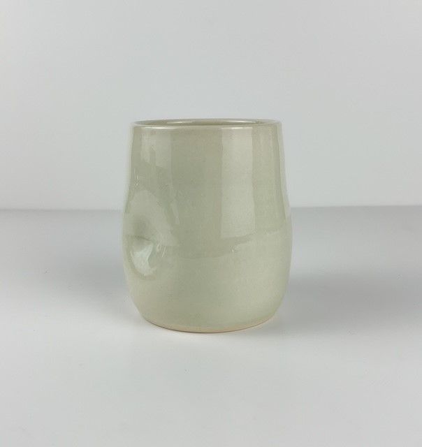 Pottery Tumbler with Thumbprint