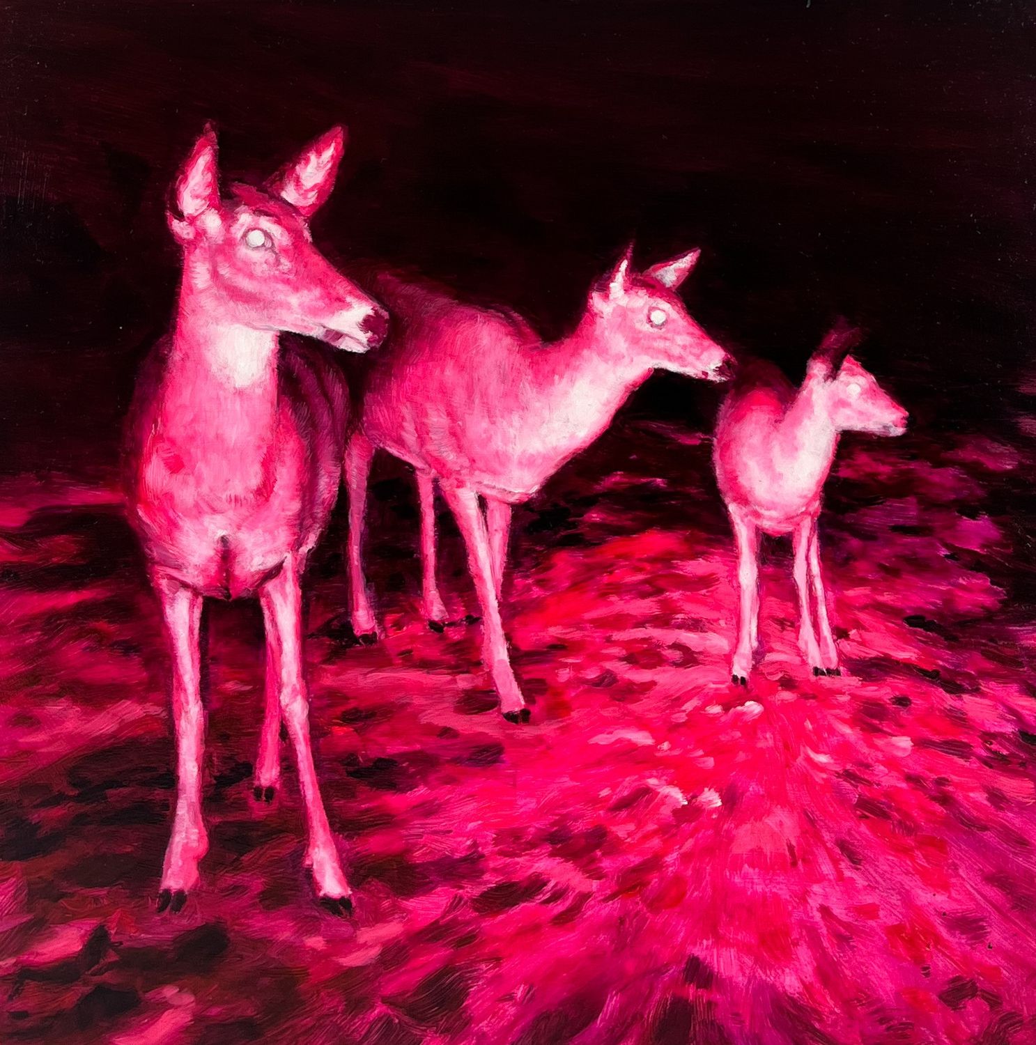 "Three Graces" 12x12" Oil on Wood