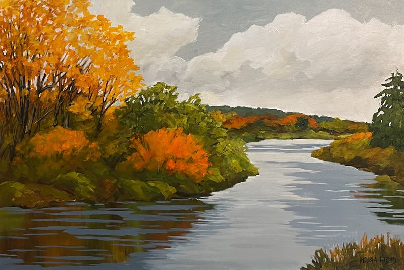 "The Young Kennebecasis" 24x36" Acrylic on Canvas