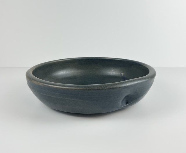 Japonesque Matte Blue Serving Bowl 9.5"
