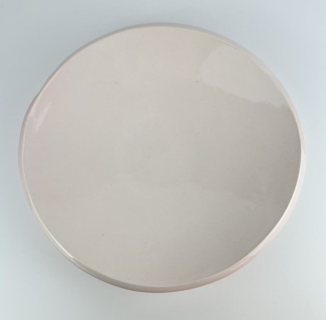 Japonesque Pottery Glossy Pink Glaze Platter