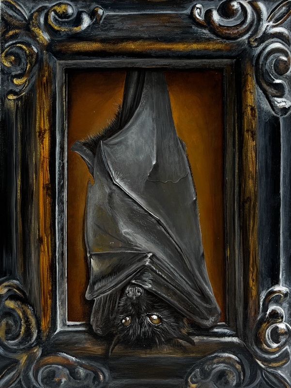 "Inner Sanctum" 12x16" Acrylic Painting on Canvas