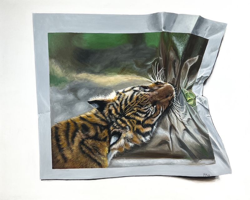 "Liberated" 30x24" Acrylic Painting on Canvas