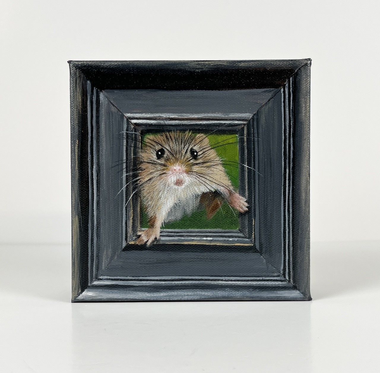 "Courage"  6x6" Acrylic Painting on Canvas