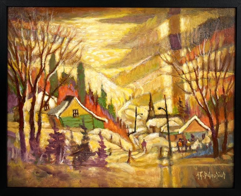 "Aux Loups garoux" 16x20" Oil