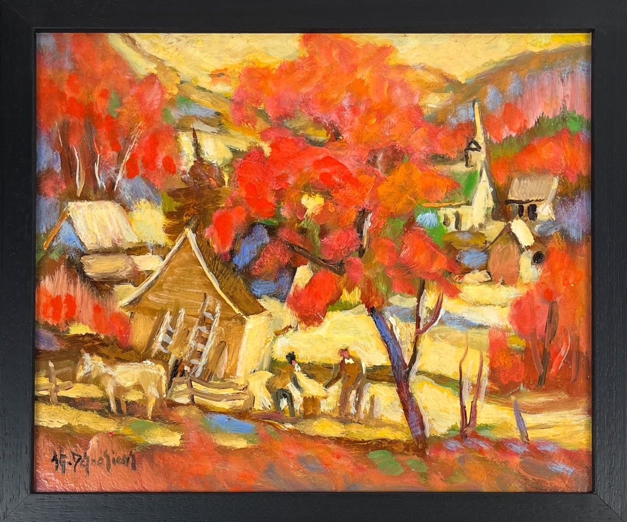 "La ferme a Jean" 10x12" Oil