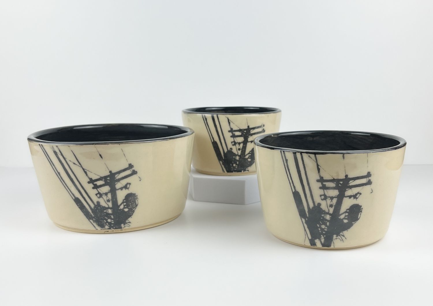 Powerlines Nesting Bowl Set of Three