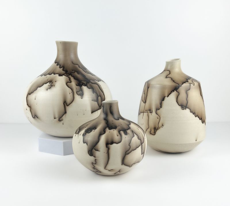 Horsehair Raku Pottery